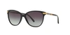 Burberry Check 57mm Polarized Gradient Cat Eye Sunglasses In Grey Gradient