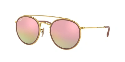 Ray Ban Ray In Copper Gradient Flash