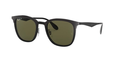 Ray Ban Rb4278 Sunglasses Black Frame Green Lenses 51-21 In Polarized Green Classic G-15