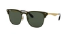 Ray Ban Ray-ban Sunglasses, Rb3576n 47 Blaze Clubmaster In Green Classic
