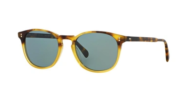 Oliver Peoples Ov5298su Vintage Brown Tortoise Grad Sunglasses In Indigo Photocromic