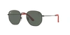 Ray Ban Rb3548nm Scuderia Ferrari Collection Sunglasses Black Frame Green Lenses 51-21 In Green