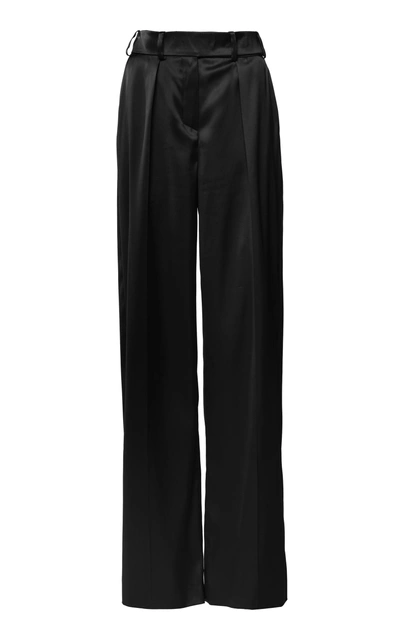 Alexandre Vauthier Satin Suit Trousers - 黑色 In Black