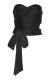 ALEXANDRE VAUTHIER STRAPLESS SATIN BUSTER,192TO1062