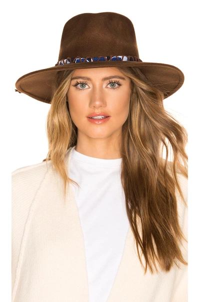 Ale By Alessandra Timber Hat In Brown