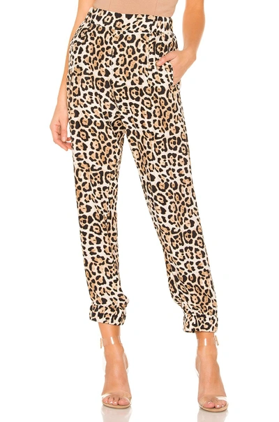 Atm Anthony Thomas Melillo Leopard-print Silk-charmeuse Track Pants In Leopard Print