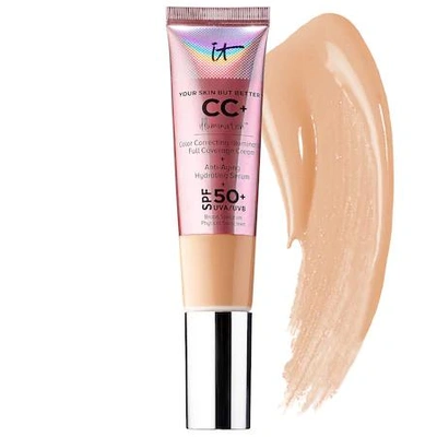 IT COSMETICS CC+ CREAM ILLUMINATION WITH SPF 50+ LIGHT MEDIUM 1.08 OZ/ 32 ML,P411884