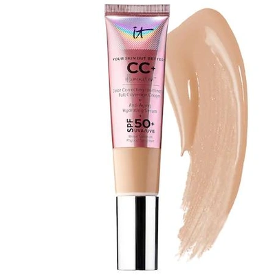 IT COSMETICS CC+ CREAM ILLUMINATION WITH SPF 50+ NEUTRAL MEDIUM 1.08 OZ/ 32 ML,P411884