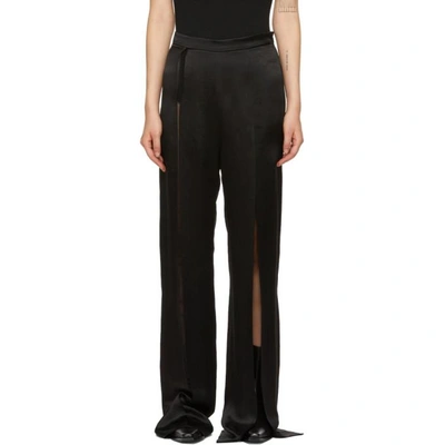 Ann Demeulemeester Rosetti High-waist Trousers In Black