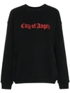 ADAPTATION CITY OF ANGELS EMBROIDERED COTTON SWEATSHIRT