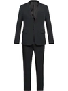 Prada Wool And Mohair Single-breasted Suit In Black