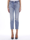 CURRENT ELLIOTT CROPPED JEANS,10735362