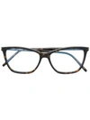 SAINT LAURENT SQUARE FRAME GLASSES