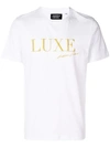 ANDREA CREWS ANDREA CREWS EMBROIDERED LUXE T-SHIRT - WHITE