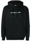 ANDREA CREWS ANDREA CREWS LOGO HOODIE - BLACK