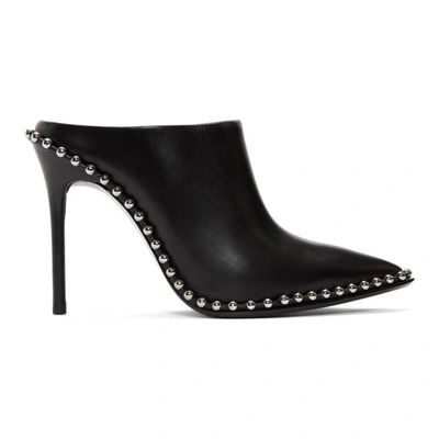 Alexander Wang Eri Studded Leather Mules In Black