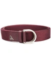 Prada D-ring Belt - Red In Red