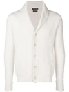 TOM FORD TOM FORD BUTTON UP CARDIGAN - WHITE