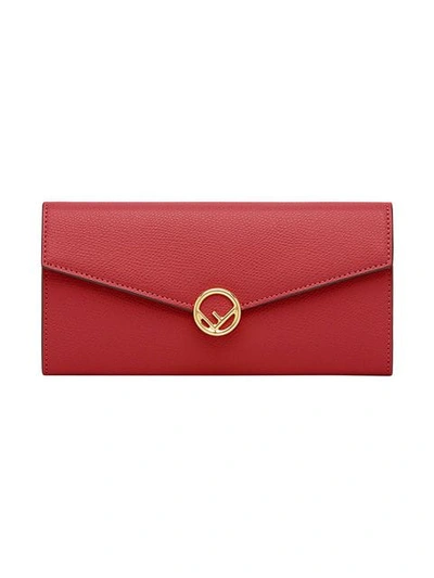 Fendi F Is  Continental Wallet - 红色 In Red