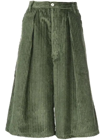 Sunnei Wide Leg Culottes - 绿色 In Green