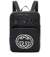 GUCCI EMBROIDERED MEDIUM BACKPACK,P00345307