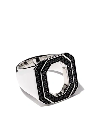 Tom Wood Metallic Queen Spinel Sterling Silver Ring In 107 - Metallic