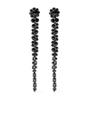 Simone Rocha Bead-emellished Drop Earrings In Jet Black