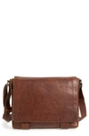 FRYE 'LOGAN' MESSENGER BAG - BROWN,DB791