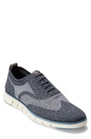 COLE HAAN ZEROGRAND STITCHLITE WOVEN WOOL WINGTIP,C27696