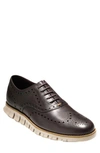 Cole Haan Men's Zerogrand Leather Wing-tip Oxfords In Java Leather