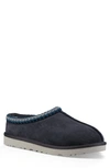 Ugg Men's Tasman Shearling Suede Mule Slipper In True Navy