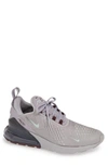 Nike Men's Air Max 270 Casual Shoes, Grey - Size 7.5 In Atmosphere Grey/ Light Silver