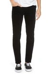 Ag Dylan Skinny Fit Corduroy Pants In Sulfur True Black