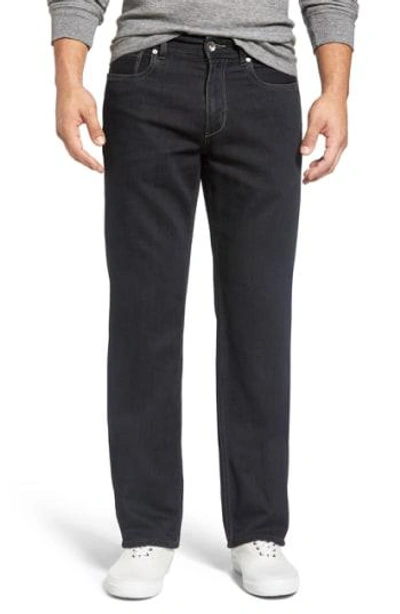Tommy Bahama Cayman Relaxed Fit Straight Leg Jeans In Black Overdye