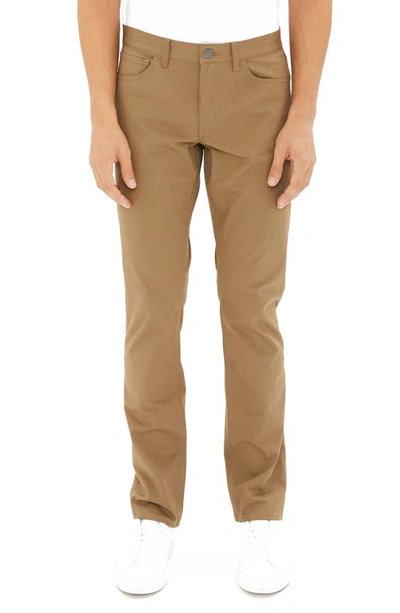 Theory Haydin Writer Slim Straight Fit Pants In Brae Tan