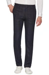 ZANELLA JOSH WOOL BLEND JERSEY TROUSERS,113875-17410