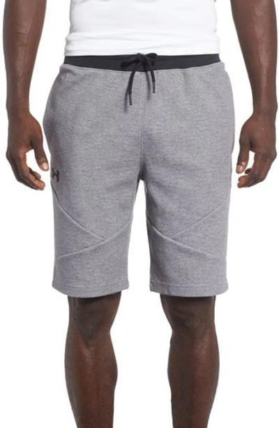 Under Armour Men's Unstoppable Double Knit 10" Shorts In Steel