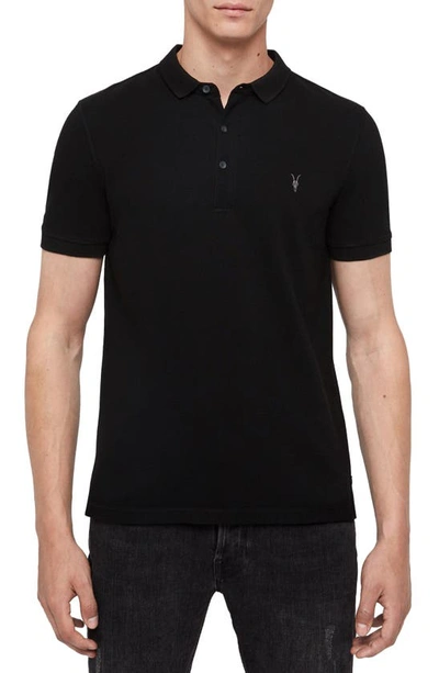 ALLSAINTS REFORM SLIM FIT COTTON POLO,MD051H