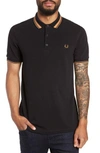 FRED PERRY CONTRAST COLLAR POLO SHIRT,M4571