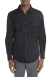 SAINT LAURENT WESTERN SPORT SHIRT,531727YA778