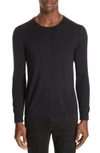 JOHN VARVATOS SLIM FIT WOOL CREWNECK SWEATER,Y2550U3-ZX4