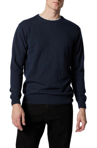 Rodd & Gunn Men's Queenstown Optim Wool-cashmere Sweater In Blue Granite