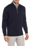 PETER MILLAR CROWN SOFT WOOL BLEND QUARTER ZIP SWEATER,MF18S60