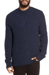 VINCE REGULAR FIT HONEYCOMB MOCK NECK SWEATER,M51866804