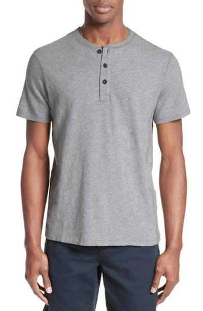 Rag & Bone Standard Issue Henley In Dark Grey