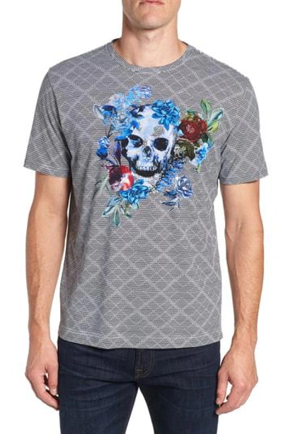 Robert Graham Men's Naylor Skull Graphic Striped T-shirt In Multicolor