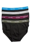 CALVIN KLEIN 4-PACK COTTON BRIEFS,U4000