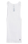 POLO RALPH LAUREN 3-PACK CLASSIC TANK vestS,RCTKP3WHD