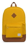 HERSCHEL SUPPLY CO HERITAGE BACKPACK - YELLOW,10007-02074-OS