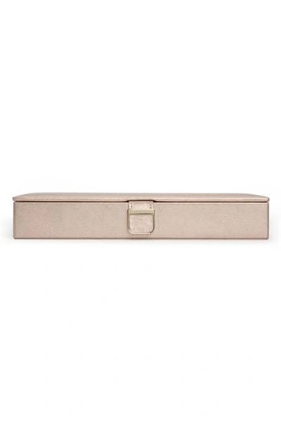 Wolf Palermo Safe Deposit Jewelry Box - Metallic In Rose Gold